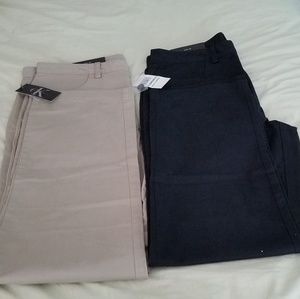 Chinos 2 pair, Calvin Klein New
